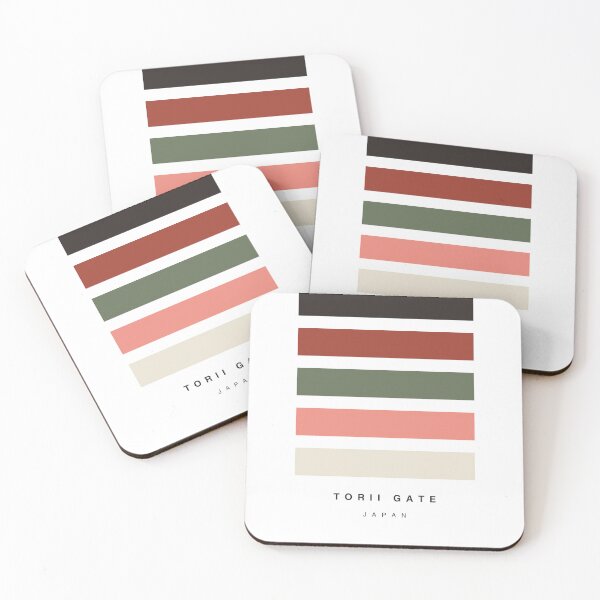Item preview, ‘Torii Gate’ Travel Hue Palette designed and sold by The Colourful Game.