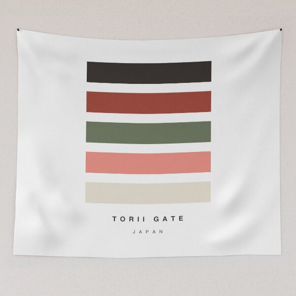 Item preview, ‘Torii Gate’ Travel Hue Palette designed and sold by The Colourful Game.