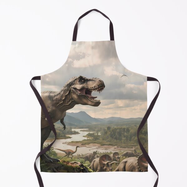 Item preview, Family Tyrannosaurus Rex Dinosaur World Jurassic Landscape Art designed and sold by ART ATTACK ZONE.