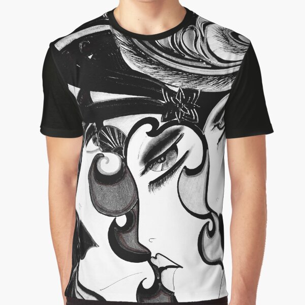 TRIPLE DECO FLAPPER FACES ART POSTER NO 1 Graphic T-Shirt