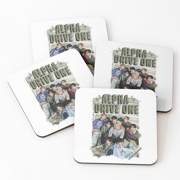 Item preview, ALPHA DRIVE ONEe (ALD1) Global KPOP Boy Group Black and White Collage Digital Art Portrait designed and sold by AJUNICE STUDIO.