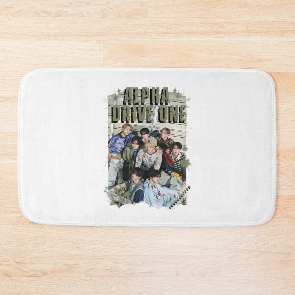 Item preview, ALPHA DRIVE ONEe (ALD1) Global KPOP Boy Group Black and White Collage Digital Art Portrait designed and sold by AJUNICE STUDIO.