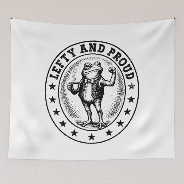 Item preview, Lefty And Proud - Funny Left Hand People Meme designed and sold by gunaone-design.