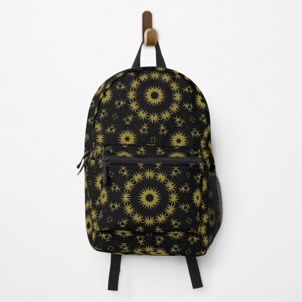 Item preview, Gold Celestial Geometric Pattern on Black designed and sold by SweetLilith.