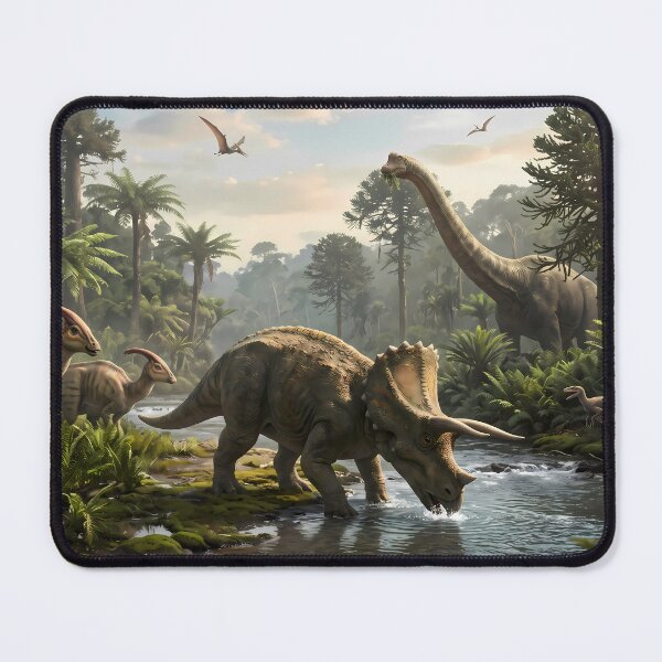Item preview, Brother Tyrannosaurus Rex Dinosaur World Jurassic Landscape Art designed and sold by ART ATTACK ZONE.