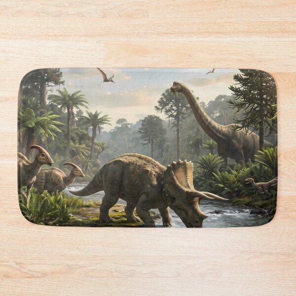 Item preview, Brother Tyrannosaurus Rex Dinosaur World Jurassic Landscape Art designed and sold by ART ATTACK ZONE.