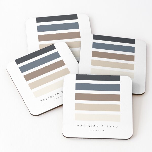 Item preview, ‘Parisian Bistro’ Travel Hue Palette designed and sold by The Colourful Game.