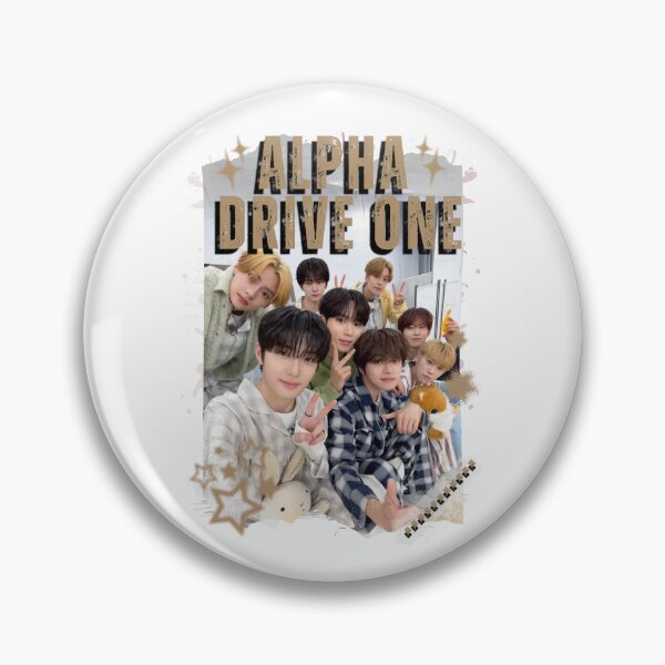 Item preview, ALPHA DRIVE ONEe (ALD1) Global KPOP Boy Group Black and White Collage Digital Art Portrait designed and sold by AJUNICE STUDIO.