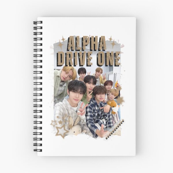 Item preview, ALPHA DRIVE ONEe (ALD1) Global KPOP Boy Group Black and White Collage Digital Art Portrait designed and sold by AJUNICE STUDIO.