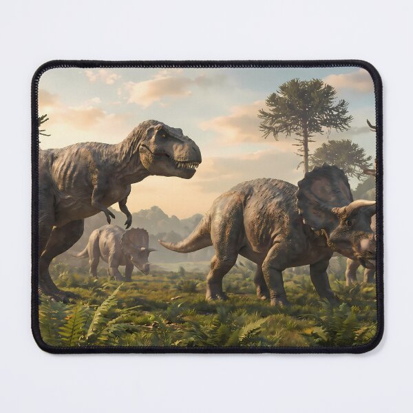 Item preview, Sister Tyrannosaurus Rex Dinosaur World Jurassic Landscape Art designed and sold by ART ATTACK ZONE.