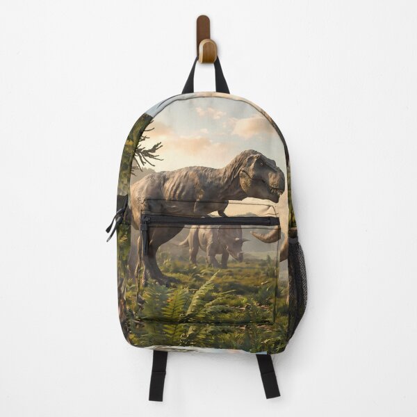 Item preview, Sister Tyrannosaurus Rex Dinosaur World Jurassic Landscape Art designed and sold by ART ATTACK ZONE.