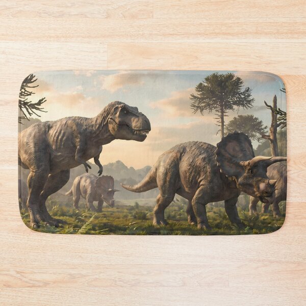 Item preview, Sister Tyrannosaurus Rex Dinosaur World Jurassic Landscape Art designed and sold by ART ATTACK ZONE.
