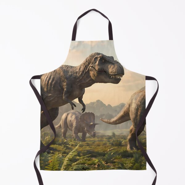 Item preview, Sister Tyrannosaurus Rex Dinosaur World Jurassic Landscape Art designed and sold by ART ATTACK ZONE.