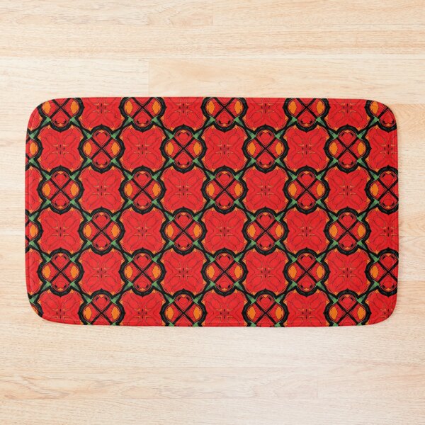 Item preview, Heliconia Bold Flat Graphic Tropical Seamless Pattern designed and sold by Inkworksbyshery.