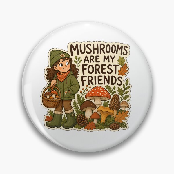 Item preview, Mushrooms Are My Forest Friends designed and sold by Tatsed.
