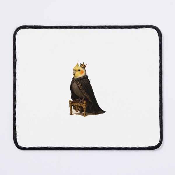 Item preview, King Cockatiel - Regal Renaissance Bird Portrait designed and sold by Komkommertje.