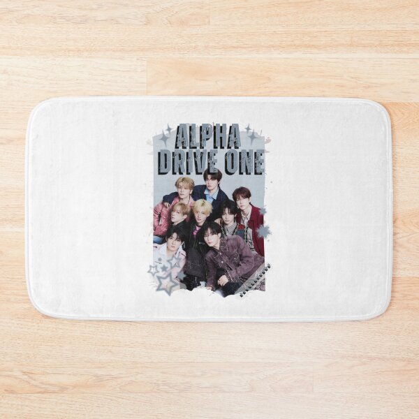 Item preview, ALPHA DRIVE ONEe (ALD1) Global KPOP Boy Group Black and White Collage Digital Art Portrait designed and sold by AJUNICE STUDIO.