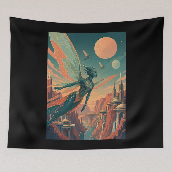 Item preview, Skyborne Guardian of the Coral Moon Kingdom  designed and sold by Sketchlegacy.