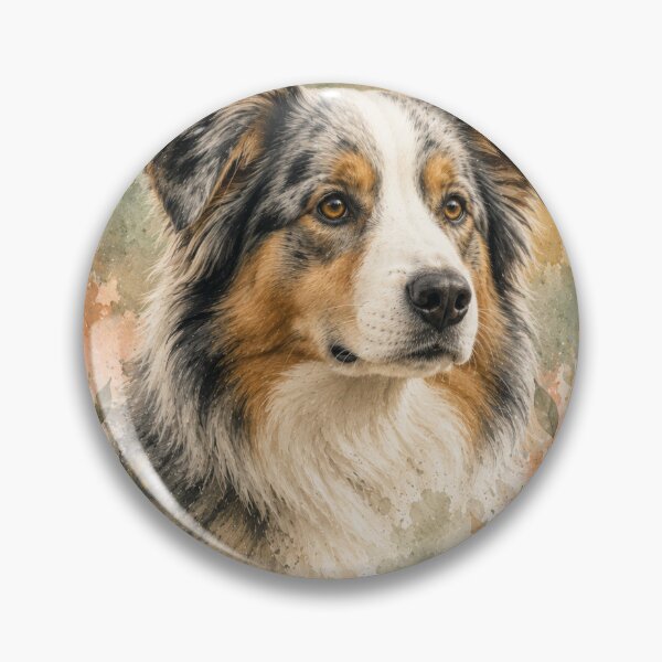 Item preview, Australian Shepherd Watercolor T-Shirt | Artistic Dog Lover Tee | Boho Pet Gift | Watercolor Aussie Shirt | Unisex Graphic Tee designed and sold by TimberTail8.