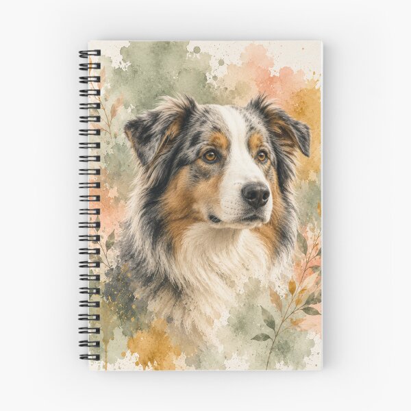 Item preview, Australian Shepherd Watercolor T-Shirt | Artistic Dog Lover Tee | Boho Pet Gift | Watercolor Aussie Shirt | Unisex Graphic Tee designed and sold by TimberTail8.