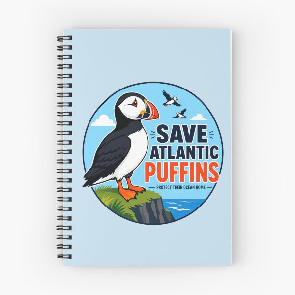 Item preview, Save Atlantic Puffins | Wildlife Conservation  designed and sold by Myra365Art.
