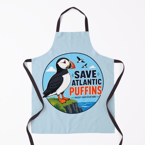 Item preview, Save Atlantic Puffins | Wildlife Conservation designed and sold by Myra365Art.