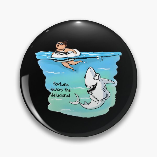 Item preview, Fortune Favors the Delusional designed and sold by FreakToons.