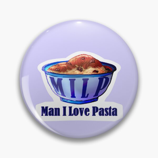 Item preview, Man, I Love Pasta designed and sold by EmeraldMintLeaf.