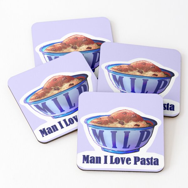 Item preview, Man, I Love Pasta designed and sold by EmeraldMintLeaf.