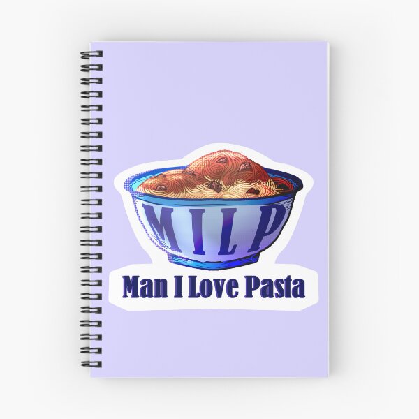 Item preview, Man, I Love Pasta designed and sold by EmeraldMintLeaf.