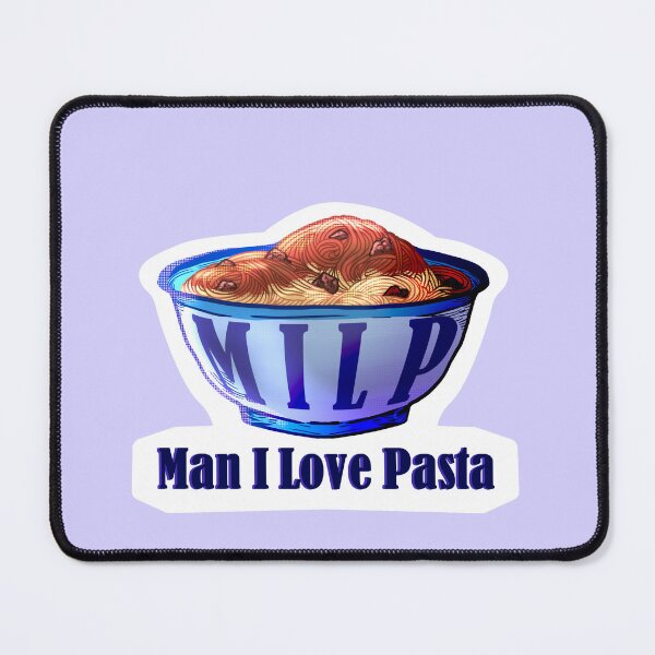 Item preview, Man, I Love Pasta designed and sold by EmeraldMintLeaf.