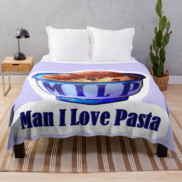 Item preview, Man, I Love Pasta designed and sold by EmeraldMintLeaf.