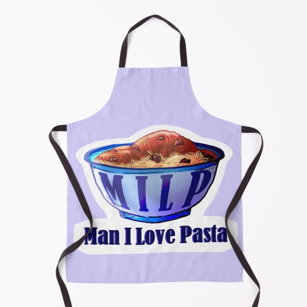 Item preview, Man, I Love Pasta designed and sold by EmeraldMintLeaf.