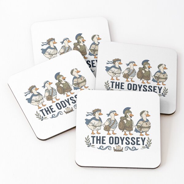 Item preview, Cute Funny Greek Ducks Odyssey Adventure Cartoon Crew designed and sold by Krasnovaovaova.