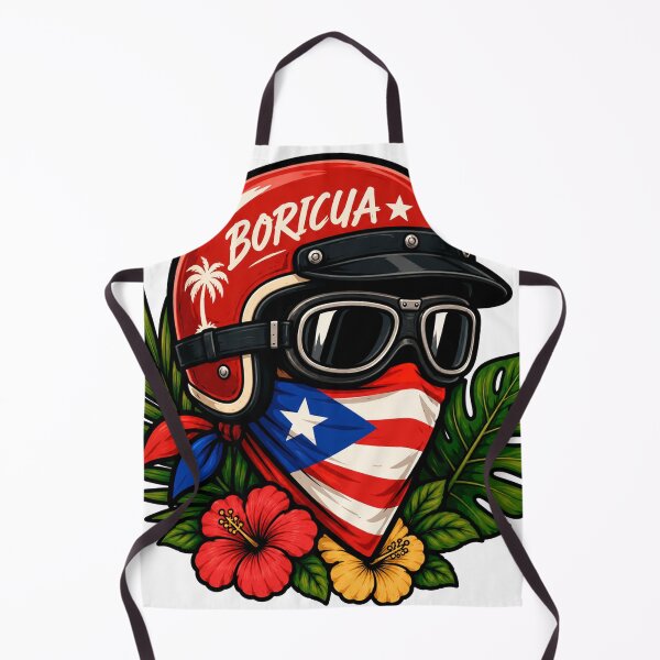 Item preview, Retro Puerto Rican Helmet | Tropical Sticker with Bandana and Vintage Glasses designed and sold by StudioBase.