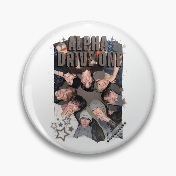 Item preview, ALPHA DRIVE ONEe (ALD1) Global KPOP Boy Group Black and White Collage Digital Art Portrait designed and sold by AJUNICE STUDIO.