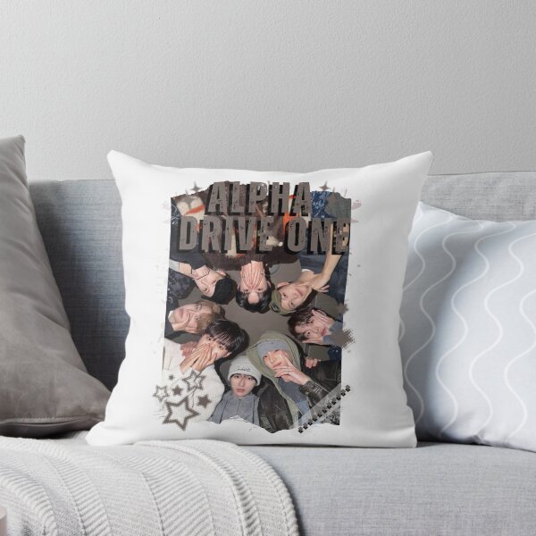 Item preview, ALPHA DRIVE ONEe (ALD1) Global KPOP Boy Group Black and White Collage Digital Art Portrait designed and sold by AJUNICE STUDIO.