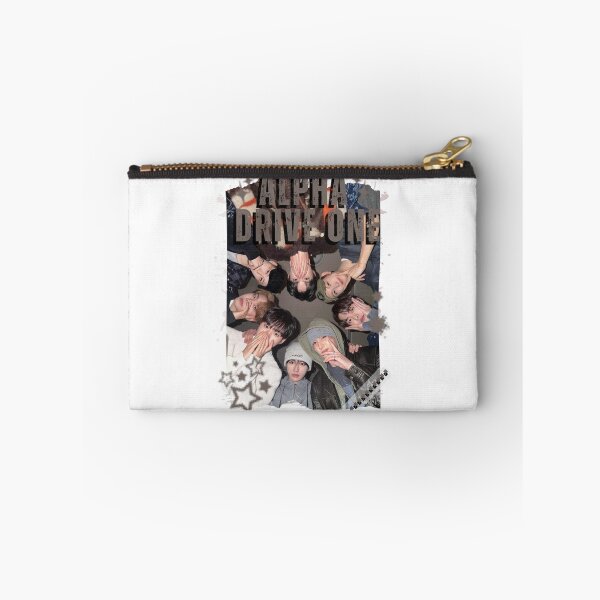 Item preview, ALPHA DRIVE ONEe (ALD1) Global KPOP Boy Group Black and White Collage Digital Art Portrait designed and sold by AJUNICE STUDIO.
