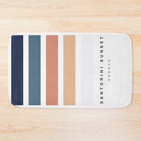 Item preview, ‘Santorini Sunset’ Travel Hue Palette designed and sold by The Colourful Game.