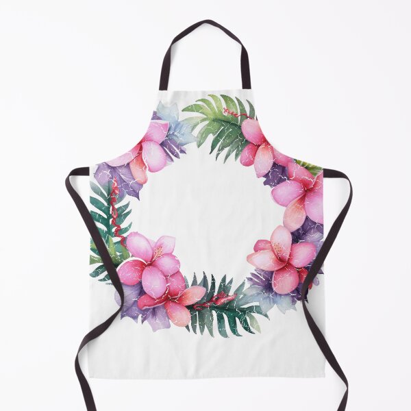 Item preview, Tropical Flower Wreath Hawaiian Aloha Summer Vacation Lover designed and sold by TimelessEngrave.