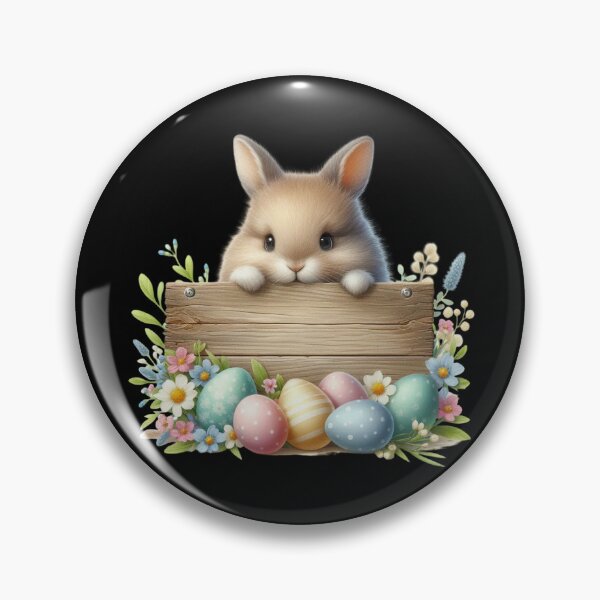 Item preview, Cute Bunny with Colorful Eggs designed and sold by Codavid85.