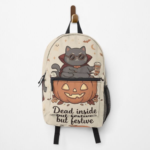 Item preview, Dead Inside But Festive Halloween Cat Design designed and sold by WillCraftx.