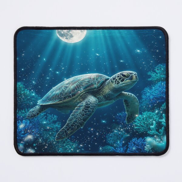 Item preview, Moonlit Sea Turtle designed and sold by Witty Moon.