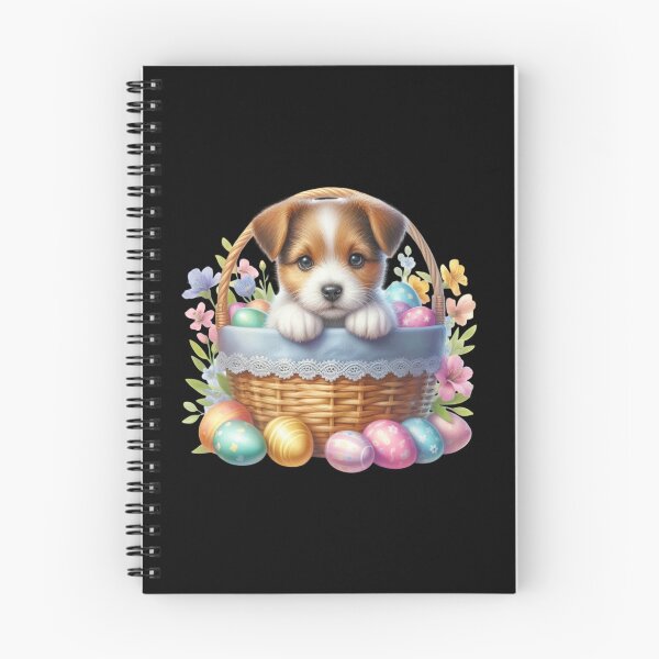 Item preview, Puppy in Easter Basket designed and sold by Codavid85.