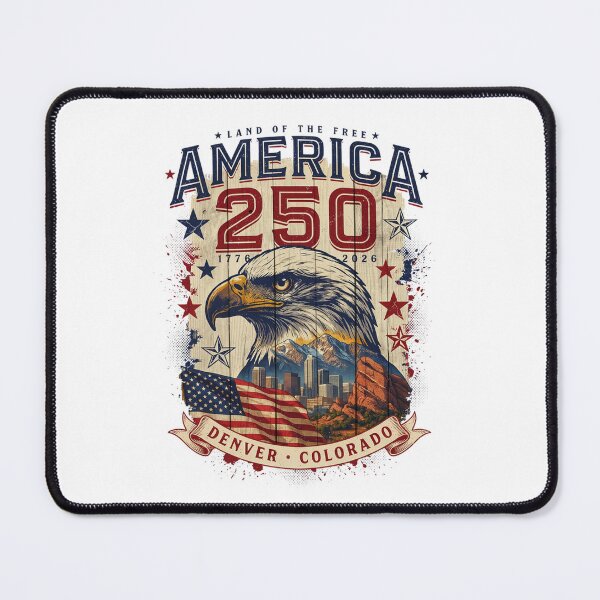 Item preview, America 250 Denver Colorado T-Shirt | Cowboy Hat Skyline Patriotic 1776-2026 Tee v2 designed and sold by DarylWelsh2024.