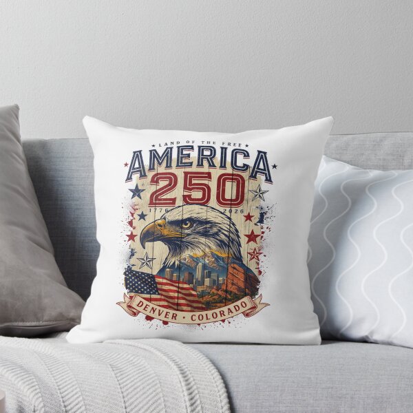 Item preview, America 250 Denver Colorado T-Shirt | Cowboy Hat Skyline Patriotic 1776-2026 Tee v2 designed and sold by DarylWelsh2024.