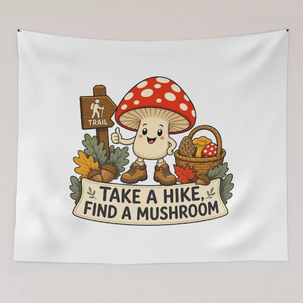 Item preview, Take A Hike Find Mushroom designed and sold by Tatsed.