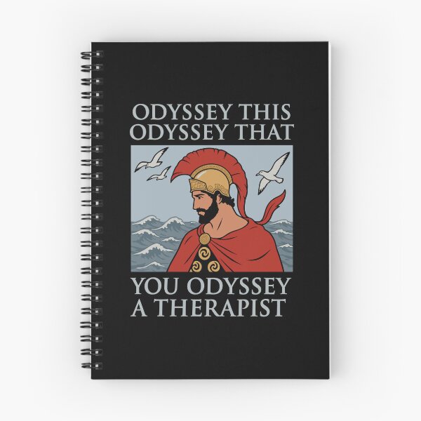 Item preview, Funny Greek Mythology Meme Odyssey Needs A Therapist designed and sold by Krasnovaovaova.