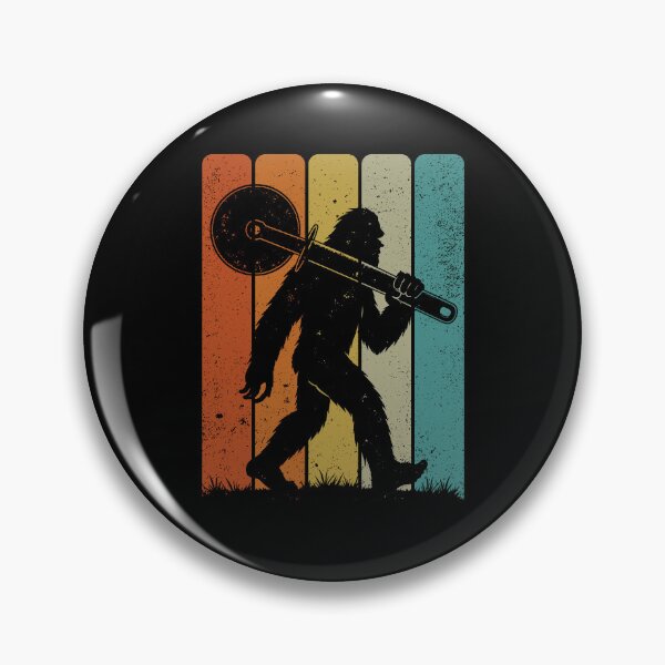 Item preview, Bigfoot Chef Pizza Slicer - Retro Sasquatch Carrying a Pizza Cutter designed and sold by gunaone-design.