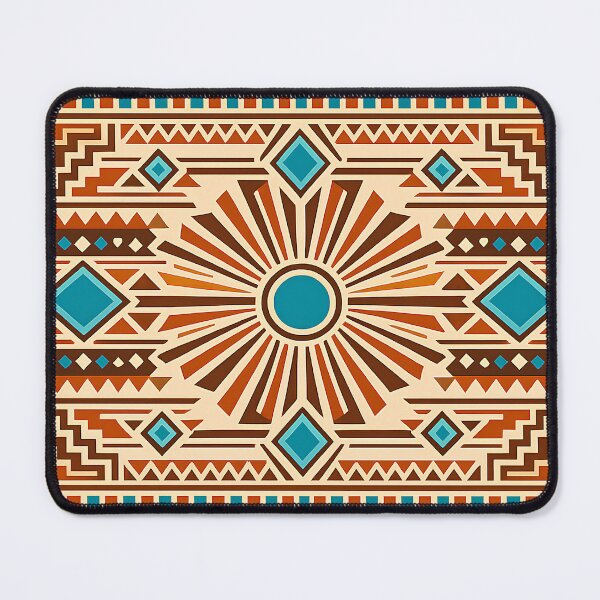 Item preview, Ancient Nabataean Sun Pattern – Petra Jordan Geometric Heritage Art designed and sold by M22--.
